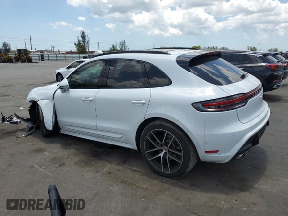 2022 Porsche Macan with VIN WP1AA2A51NLB03679, listed as a Copart auction lot 57832945 with 26,566 mi miles and Salvage title. Bid and sale history available at DreamBid. Image 2.