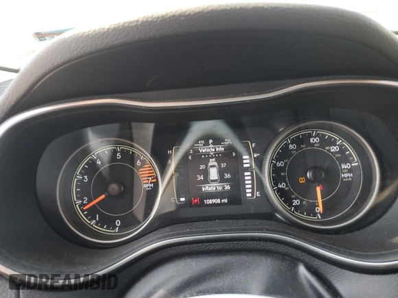 2019 Jeep Cherokee Latitude Plus с VIN 1C4PJLLB6KD381875, выставлен на аукционе Copart как лот 59106405 с пробегом 108 908 миль миль и Списание • Salvage title. История ставок и продаж доступна на DreamBid. Изображение 9.