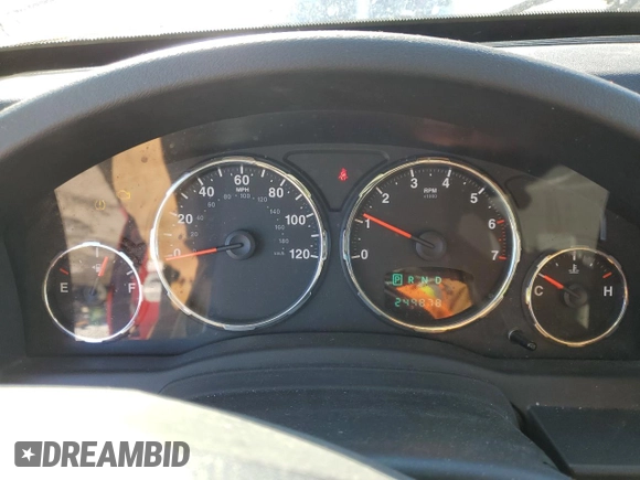 2009 Jeep Liberty Sport with VIN 1J8GN28K19W533009, listed as a Copart auction lot 45673195 with 249,878 mi miles and Salvage Title. Bid and sale history available at DreamBid. Image 9.