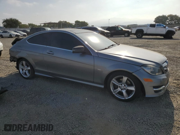 2012 Mercedes-Benz C 250 with VIN WDDGJ4HB7CF887127, listed as a Copart auction lot 62573325 with 148,176 mi miles and Salvage title. Bid and sale history available at DreamBid. Image 4.