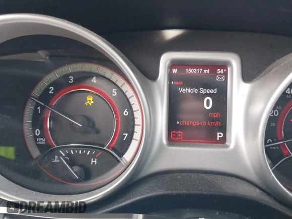 2013 Dodge Journey SE with VIN 3C4PDCAB0DT702977, listed as a IAAI auction lot 41797817 with 150,317 mi miles. Bid and sale history available at carsss.com. Image 7.