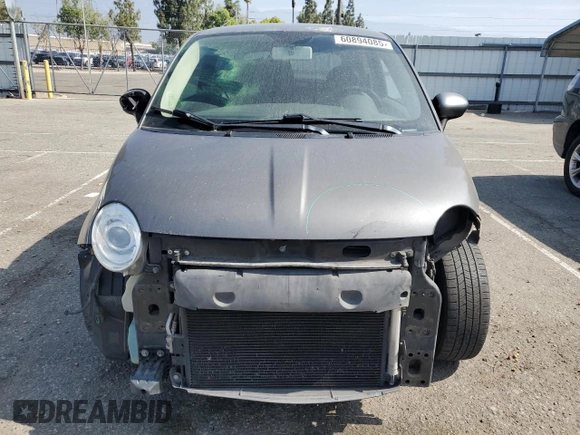 2013 FIAT 500 Pop with VIN 3C3CFFAR2DT554794, listed as a Copart auction lot 60894085 with 176,007 mi miles and Salvage title. Bid and sale history available at DreamBid. Image 5.