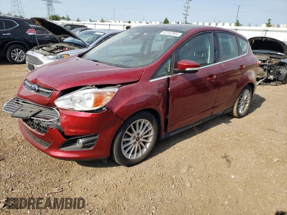 2013 Ford C-Max Energi SEL with VIN 1FADP5CU3DL520955, listed as a Copart auction lot 65152994 with 89,515 mi miles and Salvage Title. Bid and sale history available at carsss.com. Image 1.
