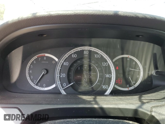 2014 Honda Accord LX with VIN 1HGCR2F34EA012395, listed as a Copart auction lot 52552495 with 104,586 mi miles and Salvage Title. Bid and sale history available at carsss.com. Image 9.