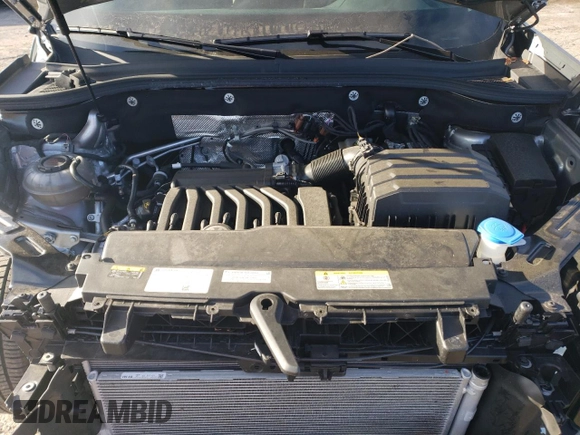 2023 Volkswagen Atlas SEL R-Line Black with VIN 1V2SR2CA6PC525263, listed as a Copart auction lot 45069844 with 6,855 mi miles and Salvage title. Bid and sale history available at DreamBid. Image 13.