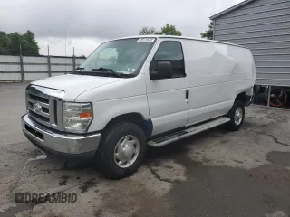 2014 Ford Econoline Cargo Commercial with VIN 1FTNE2EWXEDA31708, listed as a Copart auction lot 64080395 with 156,668 mi miles and Clean title. Bid and sale history available at DreamBid. Image 1.