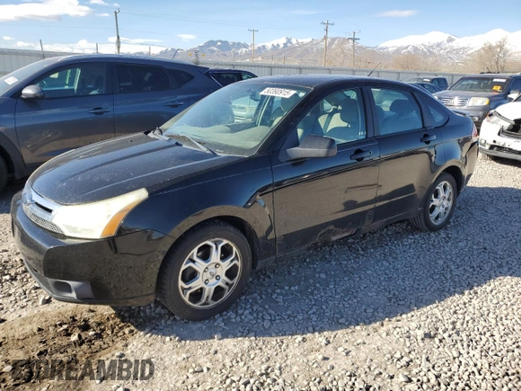 2009 Ford Focus SES with VIN 1FAHP36N39W219084, listed as a Copart auction lot 50390915 with 0 mi miles and Salvage Title. Bid and sale history available at carsss.com. Image 1.