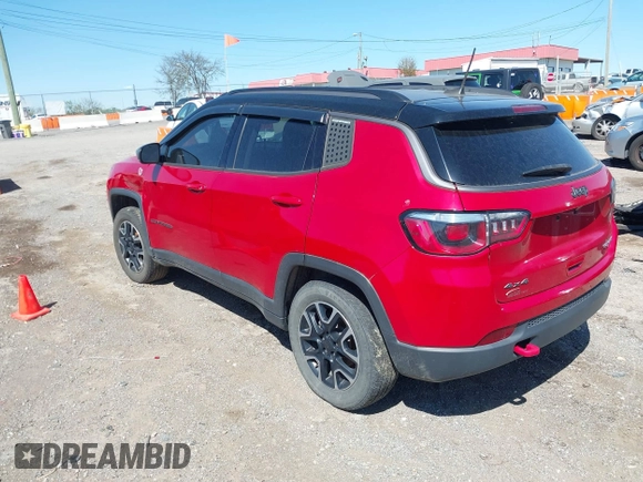 2019 Jeep Compass Trailhawk с VIN 3C4NJDDB7KT681947, выставлен на аукционе IAAI как лот 42031488 с пробегом 91 382 миль миль и . История ставок и продаж доступна на DreamBid. Изображение 3.