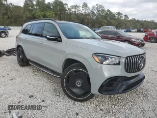 2024 Mercedes-Benz GLS 63 AMG with VIN 4JGFF8KE9RA930014, listed as a Copart auction lot 82650714 with 18,126 mi miles and Clean Title. Bid and sale history available at DreamBid. Image 4.
