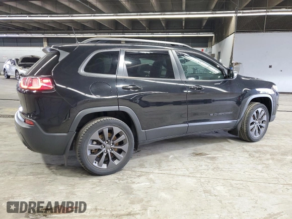 2021 Jeep Cherokee 80th Anniversary with VIN 1C4PJMMN2MD128053, listed as a Copart auction lot 54262175 with 47,454 mi miles and Salvage title. Bid and sale history available at DreamBid. Image 3.