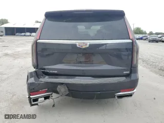 2023 Cadillac Escalade Premium Luxury Platinum with VIN 1GYS4DKL2PR267989, listed as a Copart auction lot 69024614 with 13,229 mi miles and Salvage Title. Bid and sale history available at carsss.com. Image 6.