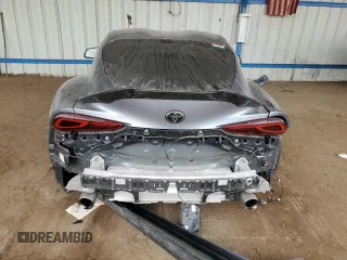 2021 Toyota GR Supra 3.0 with VIN WZ1DB0C09MW036216, listed as a Copart auction lot 86403444 with 14,800 mi miles and Salvage Title. Bid and sale history available at carsss.com. Image 6.