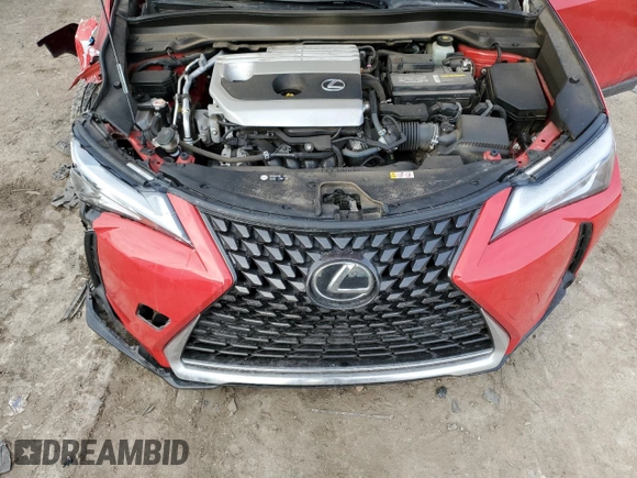 2020 Lexus UX 200 with VIN JTHX3JBH1L2022336, listed as a Copart auction lot 42150535 with 51,303 mi miles and Salvage Title. Bid and sale history available at DreamBid. Image 14.