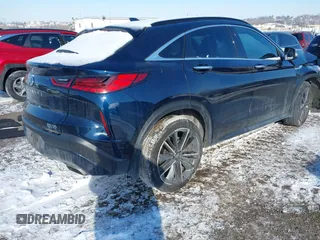 2023 Infiniti QX55 Luxe with VIN 3PCAJ5JR2PF114136, listed as a IAAI auction lot 41395653 with Not provided miles and . Bid and sale history available at DreamBid. Image 4.