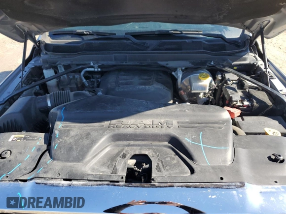 2022 Ram 2500 Tradesman with VIN 3C6UR4HJ0NG138627, listed as a Copart auction lot 88469555 with 80,041 mi miles and Salvage title. Bid and sale history available at DreamBid. Image 11.