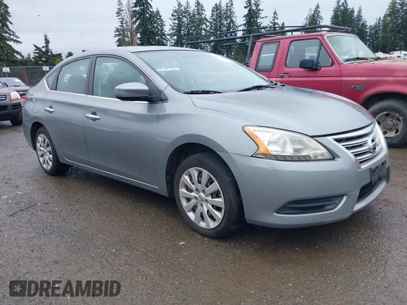 2013 Nissan Sentra FE+ S with VIN 3N1AB7AP4DL723753, listed as a IAAI auction lot 41873190 with 116,650 mi miles and . Bid and sale history available at DreamBid. Image 1.