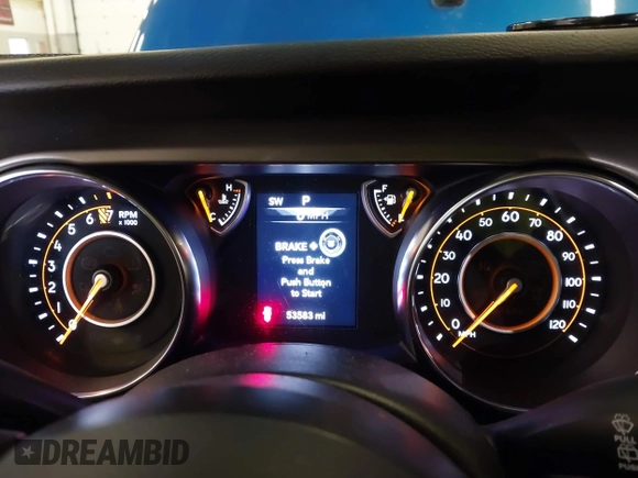 2021 Jeep Wrangler Unlimited Sport S with VIN 1C4HJXDG9MW797013, listed as a IAAI auction lot 41966754 with 53,583 mi miles. Bid and sale history available at carsss.com. Image 7.