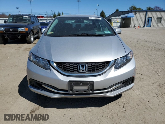2014 Honda Civic Sedan LX with VIN 19XFB2F55EE251775, listed as a Copart auction lot 50486415 with 44,277 mi miles and Salvage Title. Bid and sale history available at carsss.com. Image 5.