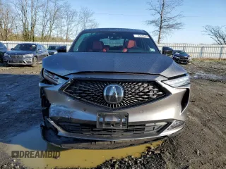 2022 Acura MDX w/A-Spec Package with VIN 5J8YE1H0XNL046182, listed as a Copart auction lot 52185995 with 34,758 mi miles and Salvage title. Bid and sale history available at DreamBid. Image 5.