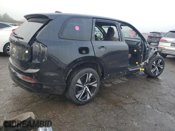2023 Volvo XC90 with VIN YV4H60CW4P1933578, listed as a Copart auction lot 58591315 with 49,868 mi miles and Salvage title. Bid and sale history available at DreamBid. Image 3.