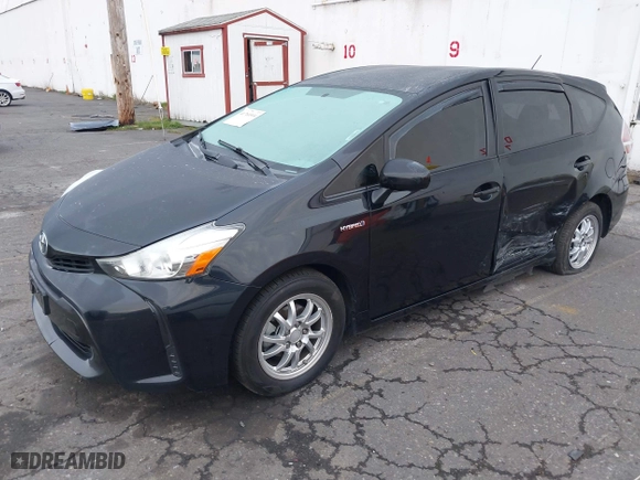 2015 Toyota Prius v Two with VIN JTDZN3EU4FJ020552, listed as a IAAI auction lot 41760514 with 234,183 mi miles. Bid and sale history available at carsss.com. Image 17.