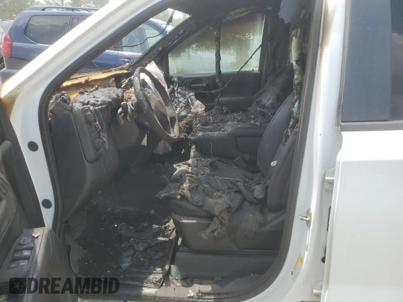 2020 Chevrolet Silverado 1500 Work Truck with VIN 1GCRYAEF0LZ267397, listed as a Copart auction lot 88936745 with 0 mi miles and Salvage Title. Bid and sale history available at carsss.com. Image 7.