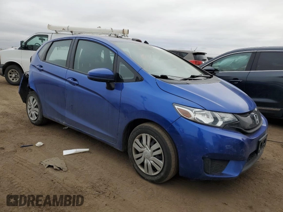 2017 Honda Fit LX with VIN 3HGGK5G50HM702451, listed as a Copart auction lot 80144223 with 82,716 mi miles and Salvage Title. Bid and sale history available at DreamBid. Image 4.