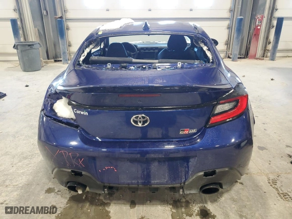 2024 Toyota GR86 Premium with VIN JF1ZNBE17R9754095, listed as a Copart auction lot 45186715 with 8,142 mi miles and Salvage Title. Bid and sale history available at carsss.com. Image 6.