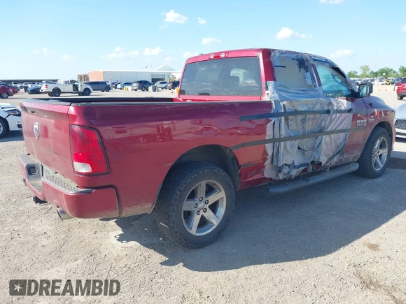 2014 Ram 1500 Express with VIN 1C6RR6FTXES311021, listed as a IAAI auction lot 42095989 with 138,862 mi miles and . Bid and sale history available at DreamBid. Image 4.