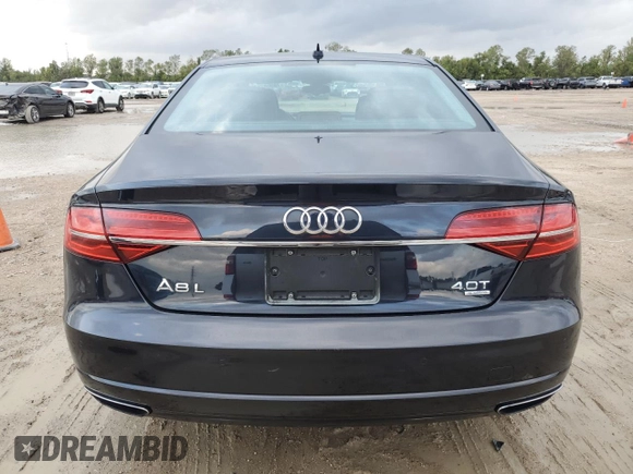 2016 Audi A8 L 4.0T Sport with VIN WAU43AFD2GN005784, listed as a Copart auction lot 78958264 with 146,710 mi miles and Salvage Title. Bid and sale history available at carsss.com. Image 6.