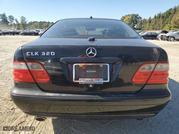 2002 Mercedes-Benz CLK-Class with VIN WDBLJ65GX2F199074, listed as a Copart auction lot 75226124 with 0 mi miles and Clean Title. Bid and sale history available at carsss.com. Image 6.