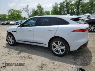 2017 Jaguar F-Pace 35t R-Sport with VIN SADCL2BVXHA047121, listed as a Copart auction lot 57283345 with 76,427 mi miles and Salvage title. Bid and sale history available at DreamBid. Image 2.