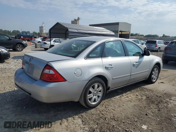 2005 Mercury Montego Luxury z VIN 1MEFM40125G620733, wystawiony jako Copart lot #67879094 z przebiegiem 140 278 mil mil oraz Szkoda całkowita • Salvage title. Historia ofert i sprzedaży dostępna na DreamBid. Obrazek 3.