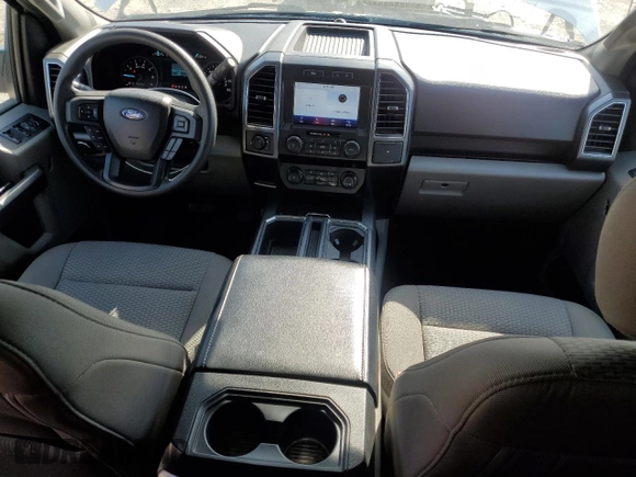 2020 Ford F-150 XL with VIN 1FTEX1C52LKF57905, listed as a Copart auction lot 52143765 with 76,855 mi miles and Salvage Title. Bid and sale history available at DreamBid. Image 8.