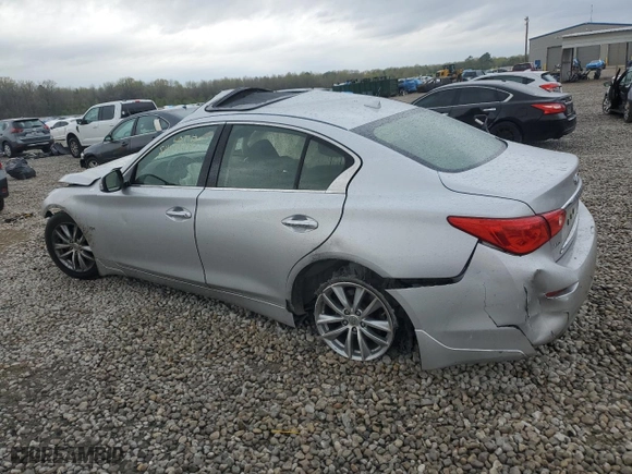2017 Infiniti Q50 3.0t Premium with VIN JN1EV7AR1HM836257, listed as a Copart auction lot 51110305 with 0 mi miles and Salvage Title. Bid and sale history available at carsss.com. Image 2.