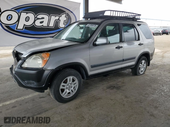 2003 Honda CR-V EX with VIN JHLRD788X3C033639, listed as a Copart auction lot 53705575 with 133,109 mi miles and Salvage Title. Bid and sale history available at carsss.com. Image 1.