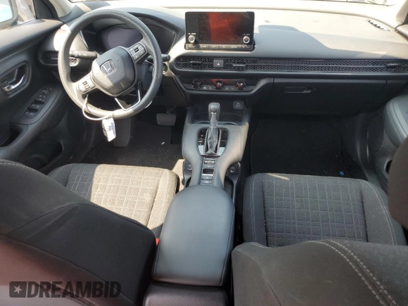 2023 Honda HR-V LX with VIN 3CZRZ2H30PM707821, listed as a Copart auction lot 59532385 with 44,385 mi miles and Salvage title. Bid and sale history available at DreamBid. Image 8.