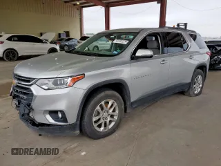 2020 Chevrolet Traverse LT Cloth z VIN 1GNERGKW7LJ245051, wystawiony jako Copart lot #59844665 z przebiegiem 129 295 mil mil oraz Czysty tytuł • Clean title. Historia ofert i sprzedaży dostępna na DreamBid. Obrazek 1.