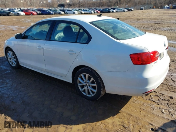 2012 Volkswagen Jetta Sedan SE w/Convenience PZEV with VIN 3VWDP7AJ3CM356826, listed as a IAAI auction lot 41655857 with 163,216 mi miles. Bid and sale history available at carsss.com. Image 3.