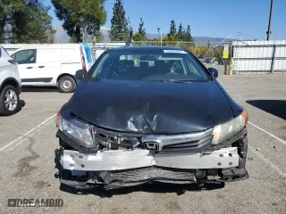 2012 Honda Civic Sdn LX with VIN 19XFB2F55CE392780, listed as a Copart auction lot 46284845 with 106,220 mi miles and Salvage Title. Bid and sale history available at carsss.com. Image 5.