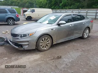2017 Kia Optima EX with VIN 5XXGU4L34HG126243, listed as a IAAI auction lot 42180111 with 171,747 mi miles and . Bid and sale history available at DreamBid. Image 18.