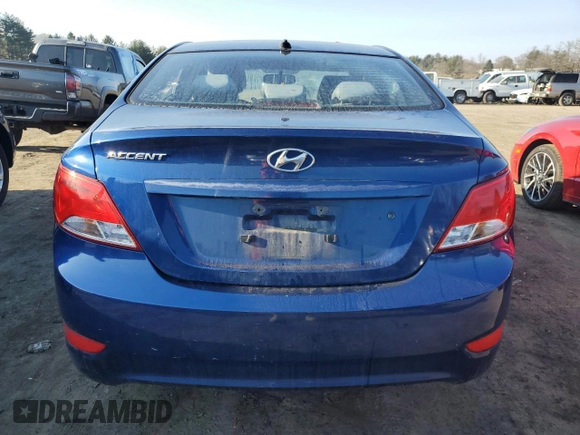 2016 Hyundai Accent SE with VIN KMHCT4AE1GU021931, listed as a Copart auction lot 46681145 with 136,093 mi miles and Salvage Title. Bid and sale history available at DreamBid. Image 6.