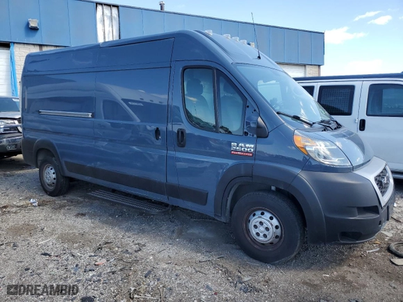 2019 Ram ProMaster Cargo Van with VIN 3C6TRVDG9KE519198, listed as a Copart auction lot 50305515 with 117,651 mi miles and Clean Title. Bid and sale history available at carsss.com. Image 4.