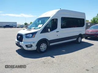 2024 Ford Transit Passenger XL with VIN 1FBAX2X88RKA16346, listed as a IAAI auction lot 42478903 with 21,423 mi miles and . Bid and sale history available at DreamBid. Image 18.
