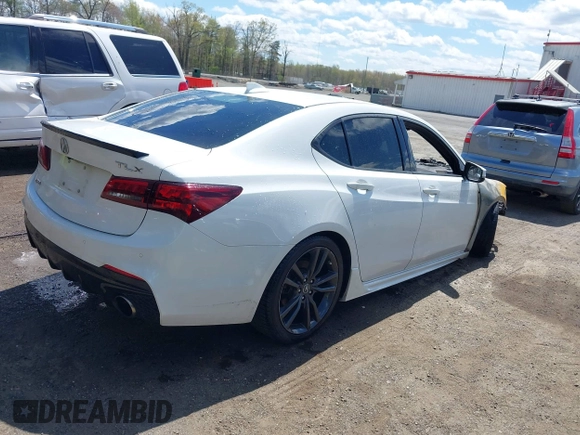 2018 Acura TLX w/A-SPEC Pkg with VIN 19UUB2F63JA013342, listed as a IAAI auction lot 42051724 with 43,396 mi miles and . Bid and sale history available at DreamBid. Image 4.