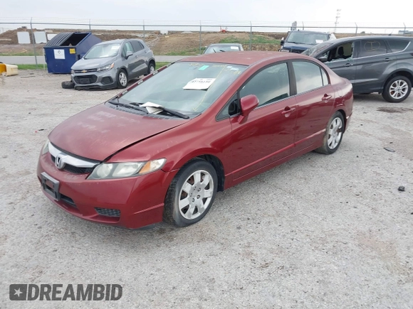 2009 Honda Civic LX z VIN 19XFA165X9E037500, wystawiony jako IAAI lot #42288150 z przebiegiem 158 957 mil mil oraz . Historia ofert i sprzedaży dostępna na DreamBid. Obrazek 2.