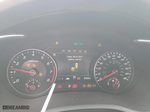 2023 Kia Stinger GT2 with VIN KNAE55LC3P6125444, listed as a Copart auction lot 66313454 with 5,753 mi miles and Salvage Title. Bid and sale history available at carsss.com. Image 9.