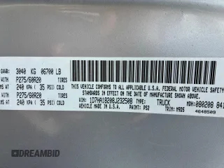 2008 Dodge 1500 SLT with VIN 1D7HA18208J232508, listed as a Copart auction lot 61104895 with 133,697 mi miles and Clean title. Bid and sale history available at DreamBid. Image 10.