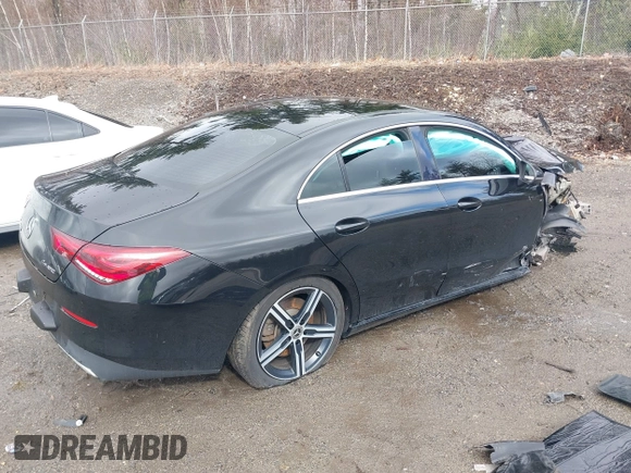 2020 Mercedes-Benz CLA 250 with VIN WDD5J4HB1LN023672, listed as a IAAI auction lot 41856141 with 68,103 mi miles and . Bid and sale history available at DreamBid. Image 4.