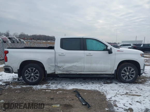 2021 Chevrolet Silverado 1500 LT with VIN 3GCUYDED8MG236653, listed as a IAAI auction lot 41543222 with 59,298 mi miles. Bid and sale history available at carsss.com. Image 13.